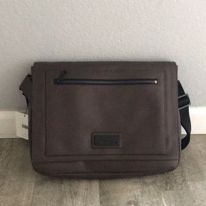 Calvin Klein brown men crossbody handbag